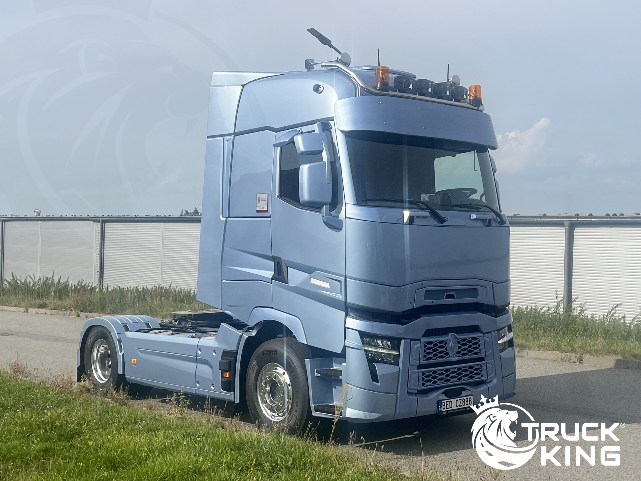 Sun visor 400 mm for Renault T