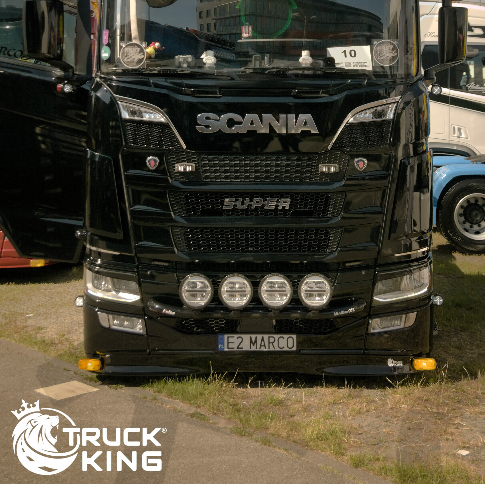 Spoiler for the Scania NG high bumper 2x TALMU