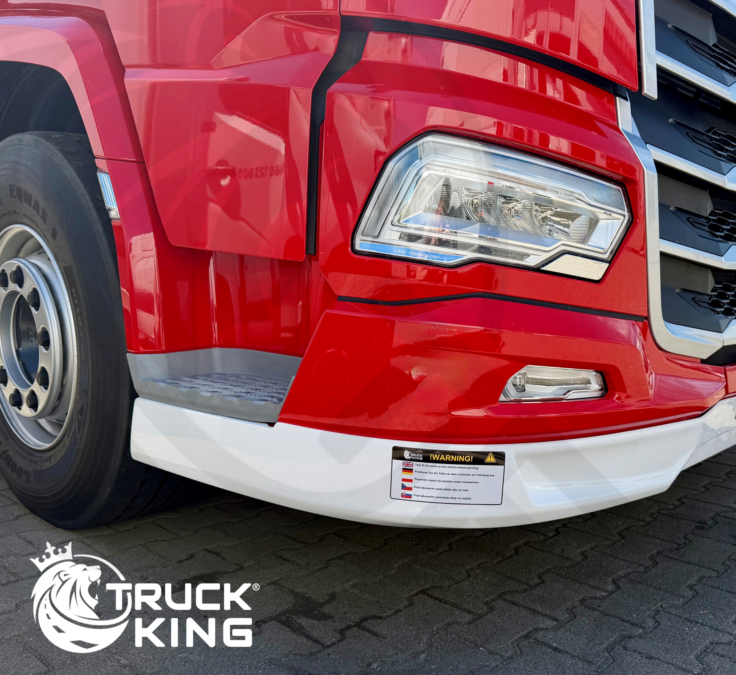 Bumper spoiler for DAF NDG XG, XG+ (old bumper) -2026 - Image 3