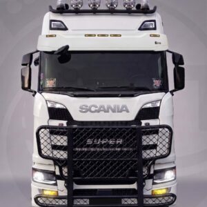 Sun Visor “Classic” 35 cm for Scania NTG with 5 holes for marker lights